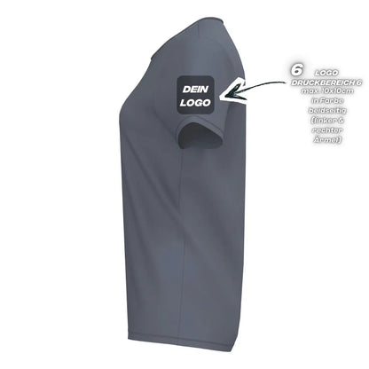 Erima Damenlaufshirt Intro Funktionsteamshirt, slate grey - machsport
