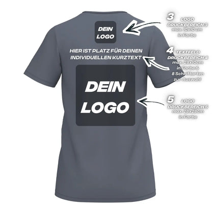 Erima Damenlaufshirt Intro Funktionsteamshirt, slate grey - machsport