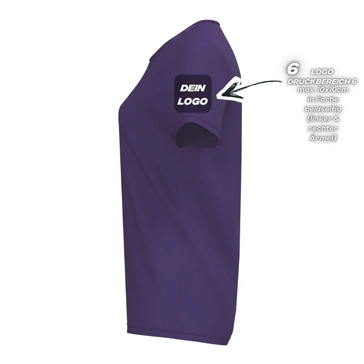 Erima Damenlaufshirt Intro Funktionsteamshirt, violet - machsport – Bild 