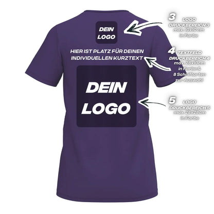 Erima Damenlaufshirt Intro Funktionsteamshirt, violet - machsport