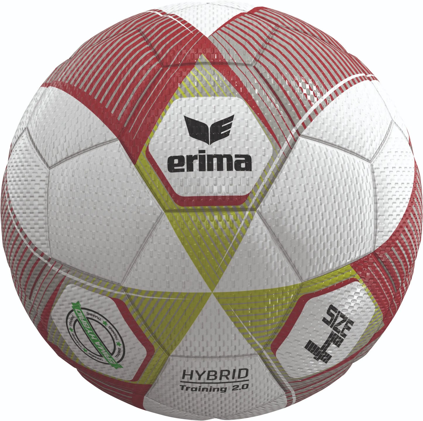 Erima Hybrid Training 2.0 Fußball-Set mit 10 Bällen, Größen 4 und 5, inklusive Ballnetz, für Fußballtraining und Spiele