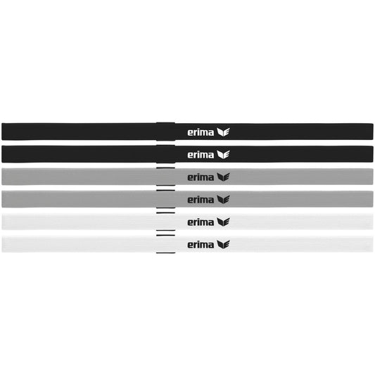 Erima Hairband Black Series, 6er-Set – bunt / 1