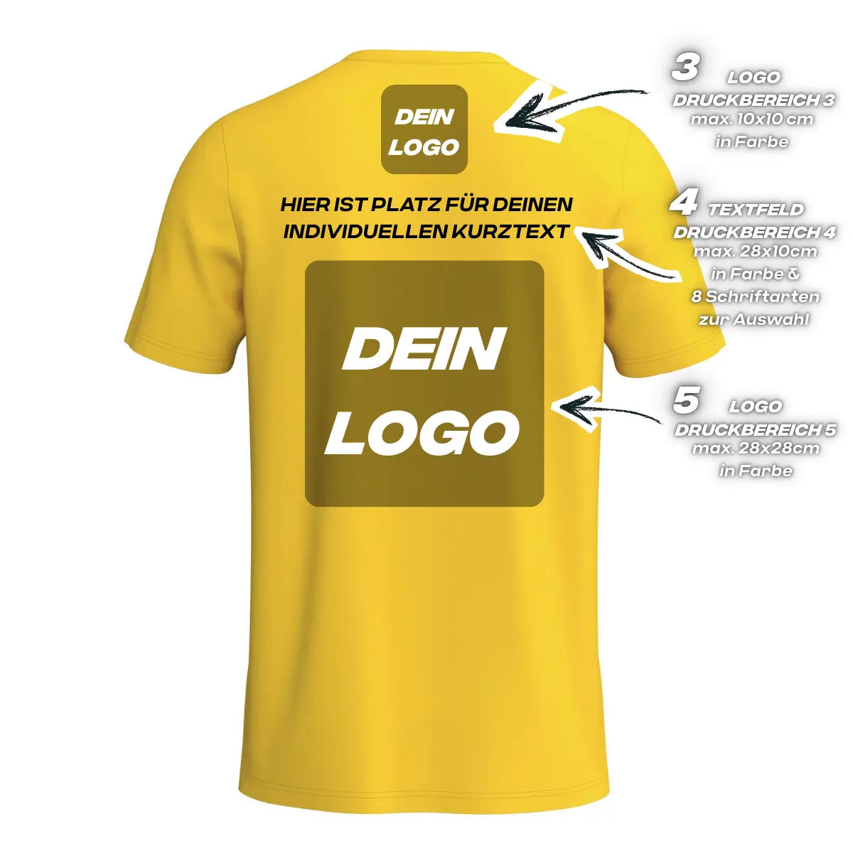 Erima Herrenlaufshirt Intro Funktionsteamshirt, gelb - machsport