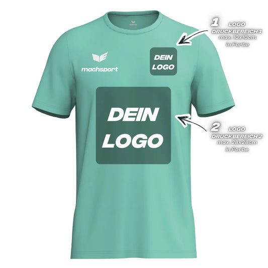 Erima Herrenlaufshirt Intro Funktionsteamshirt, mint – S