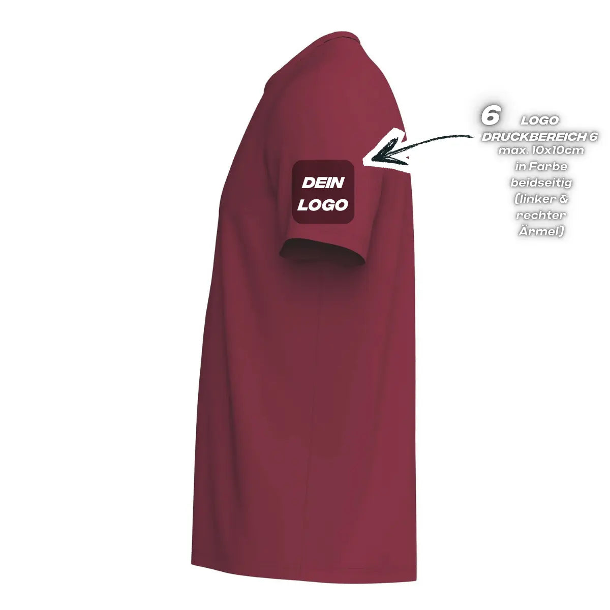 Erima Herrenlaufshirt Intro Funktionsteamshirt, new bordeaux - machsport – Bild 