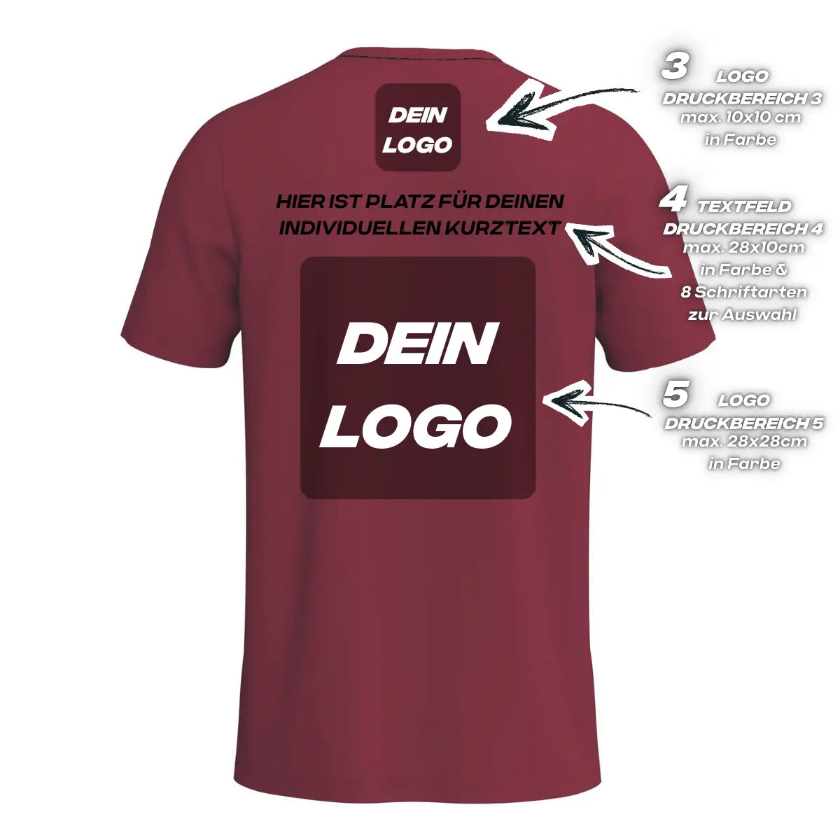 Erima Herrenlaufshirt Intro Funktionsteamshirt, new bordeaux - machsport