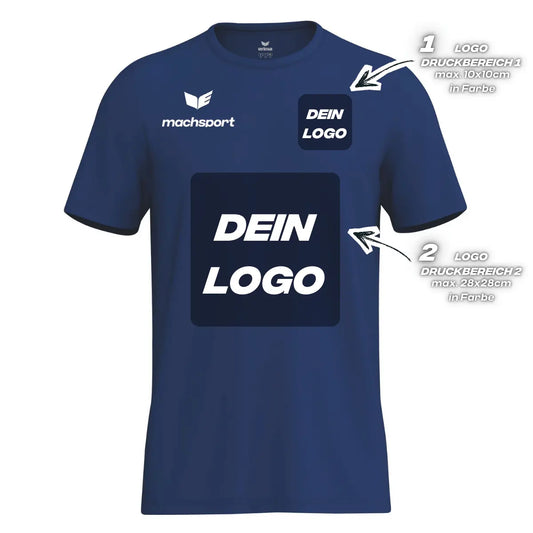 Erima Herrenlaufshirt Intro Funktionsteamshirt, new navy – S