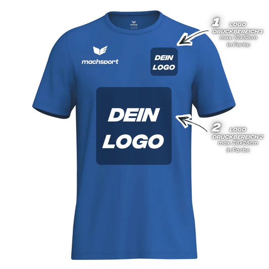 Erima Herrenlaufshirt Intro Funktionsteamshirt, new royal – S