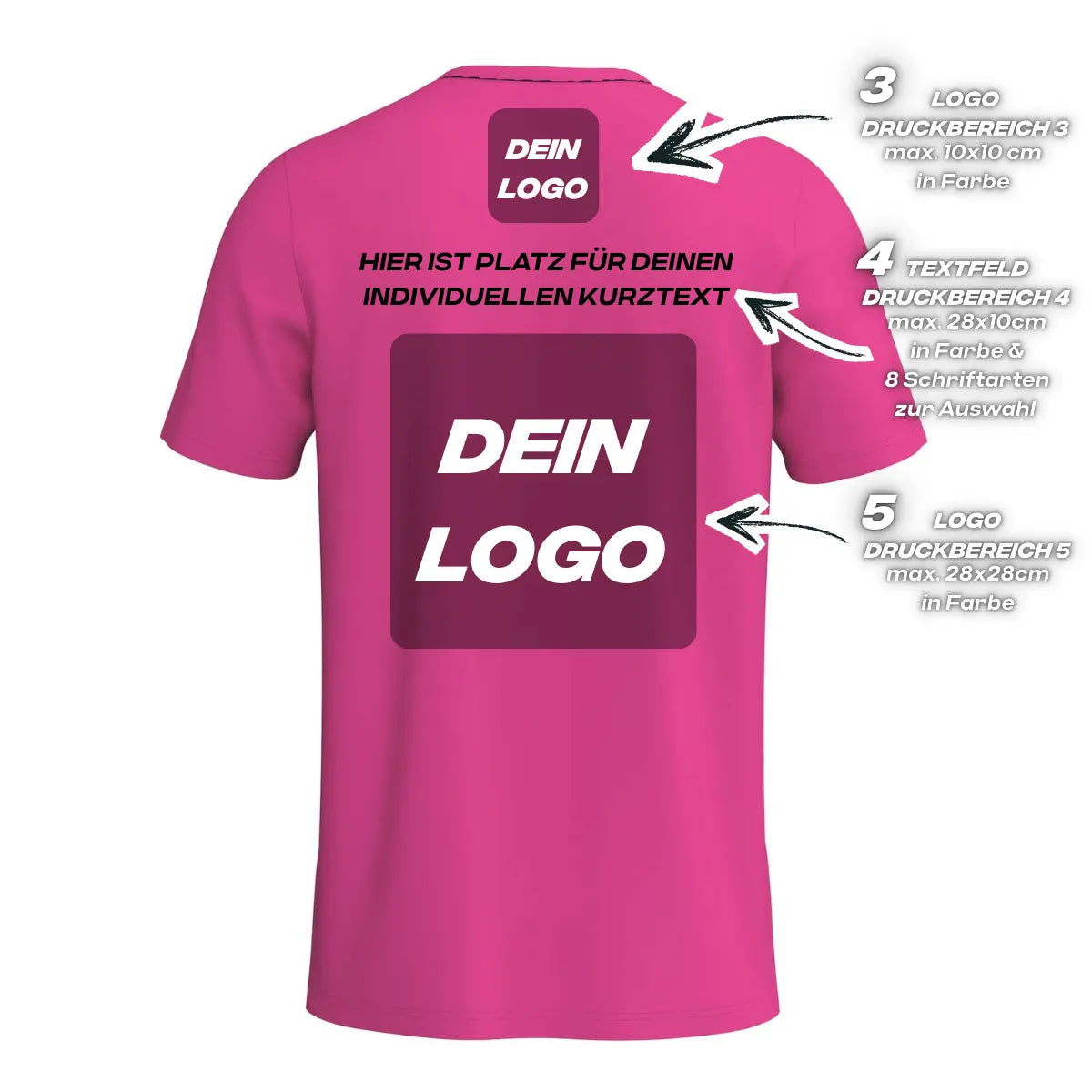 Erima Herrenlaufshirt Intro Funktionsteamshirt, pink - machsport – Bild 