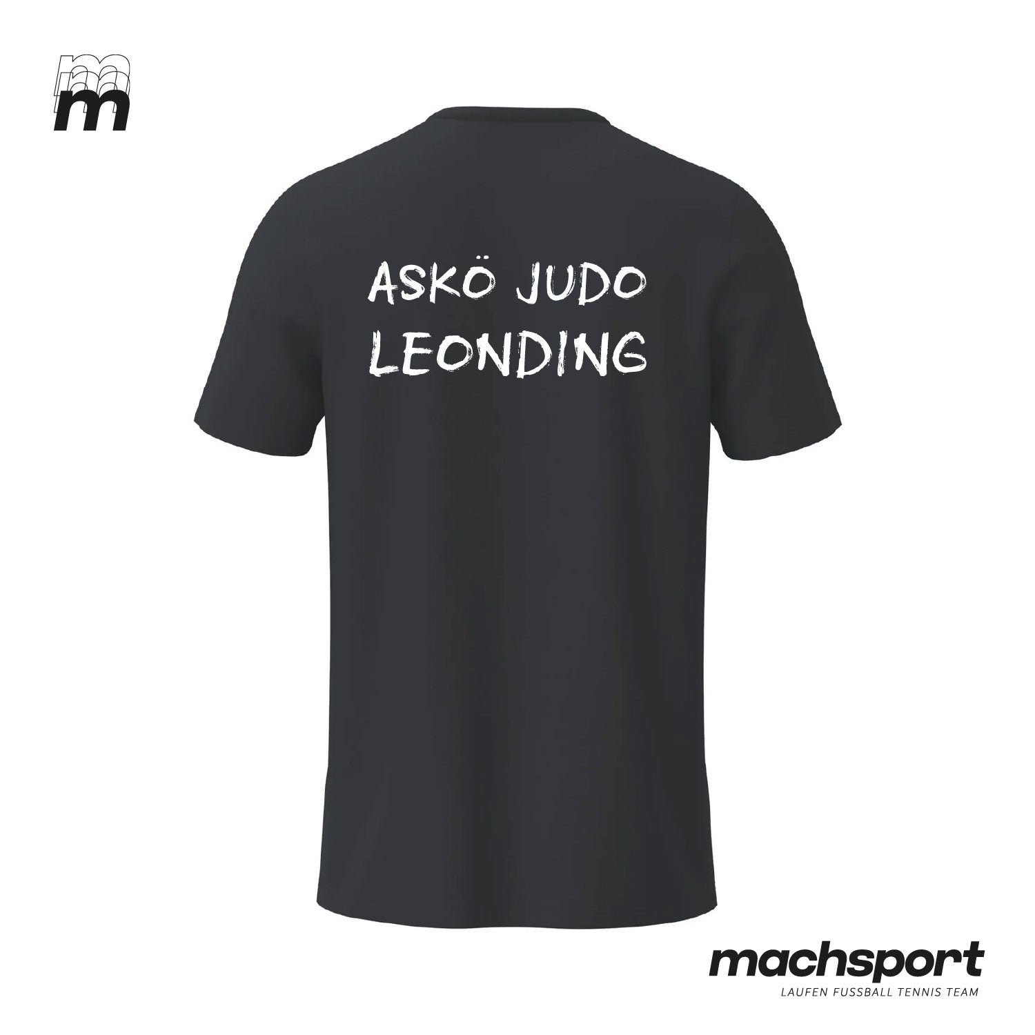 ASKÖ Judo Leonding Teamsport Freizeitshirt von Erima, Rückseite mit Logo und sportlichem Design sichtbar. – Bild 