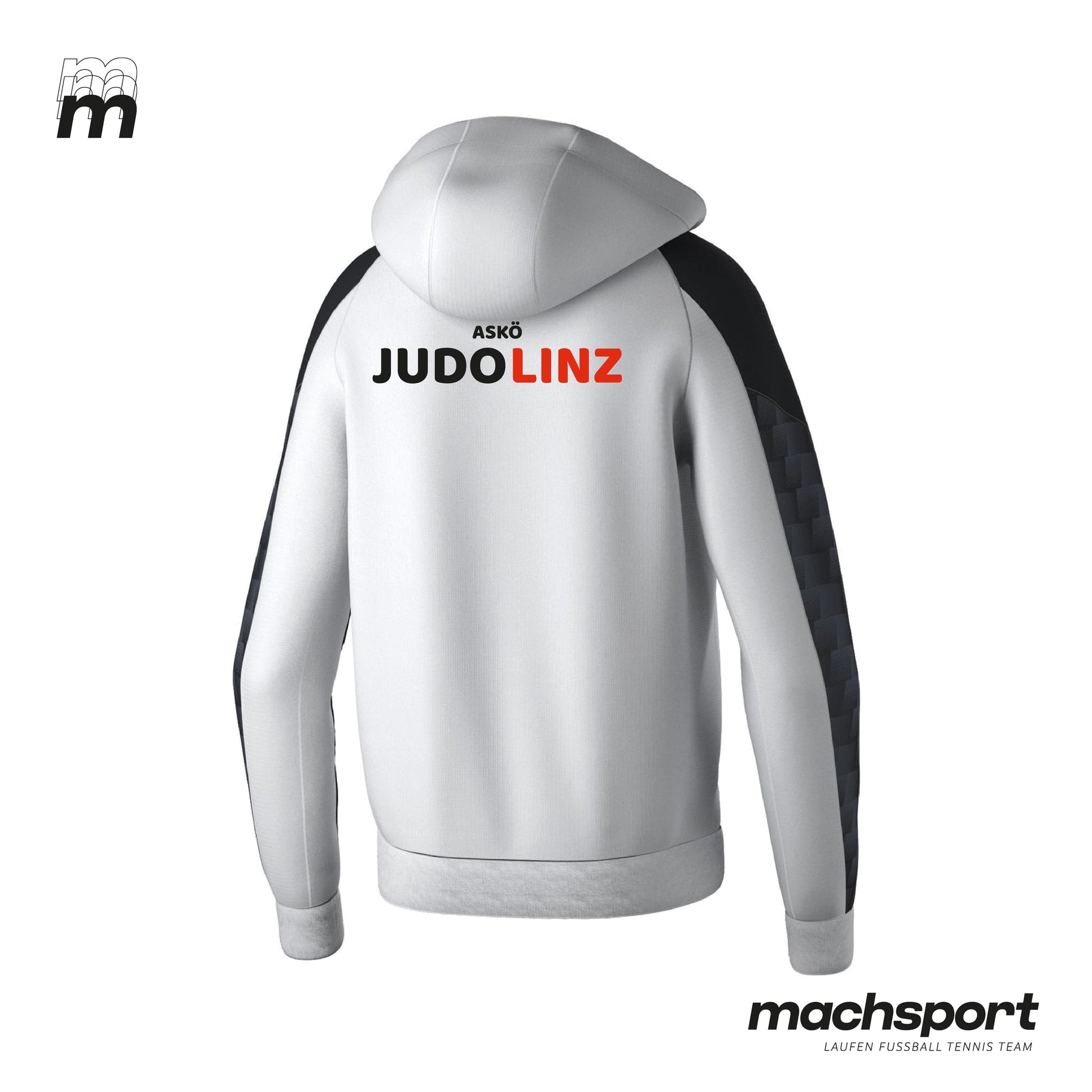 ASKÖ Judo Linz Trainingsjacke mit Kapuze - machsport – Bild 