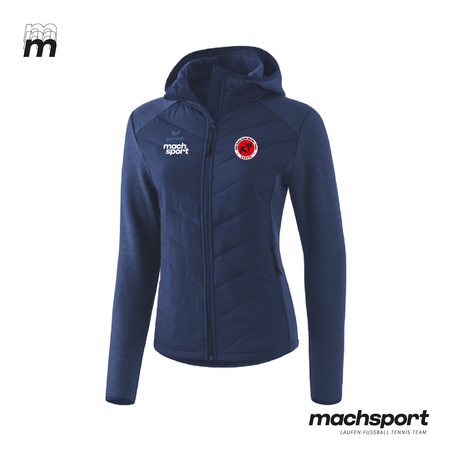 DSG Union St. Martin/Traun - Sektion Karate Steppjacke Damen - machsport – Bild 