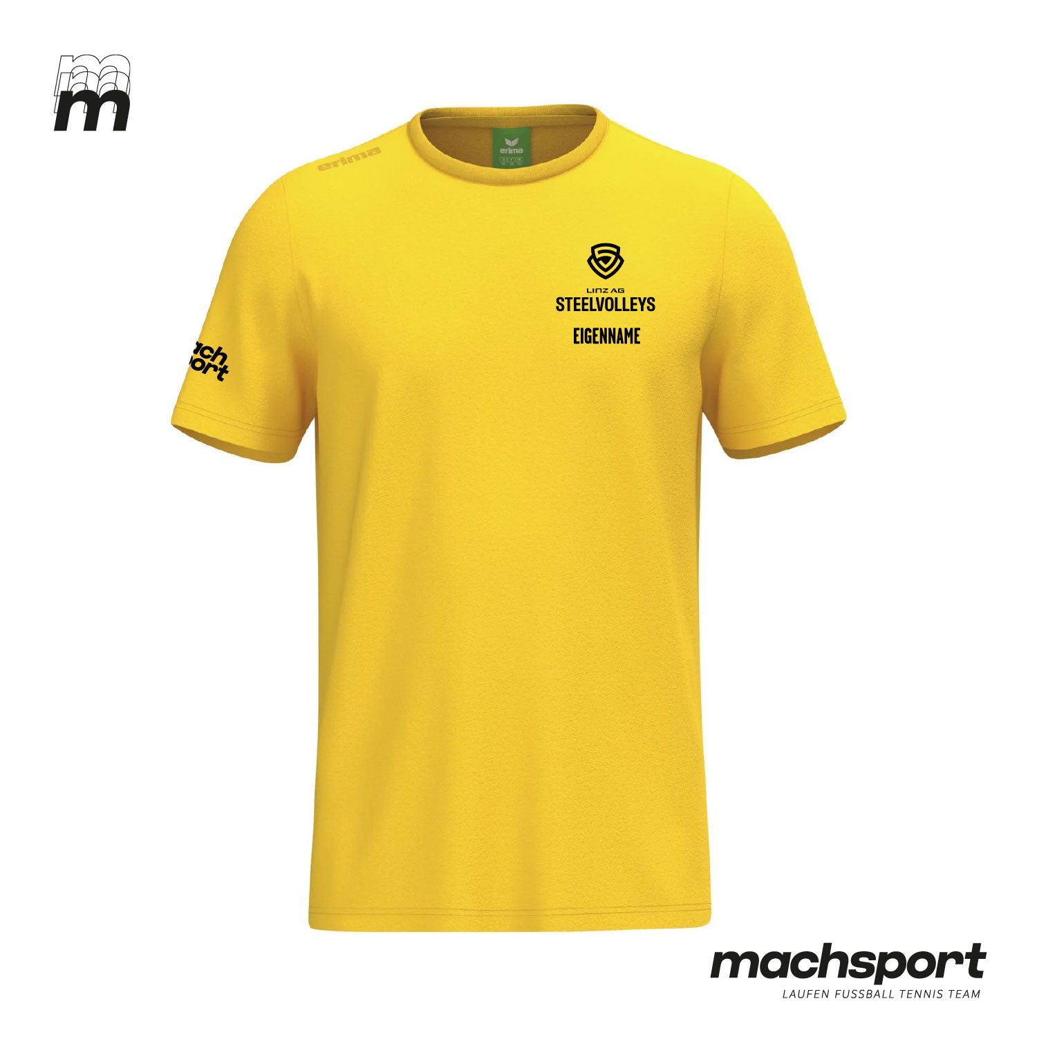 Erima Teamsport T-Shirt für Linz AG Steelvolleys, bequemes und stylisches Sportshirt in neutralem Design. – Bild 