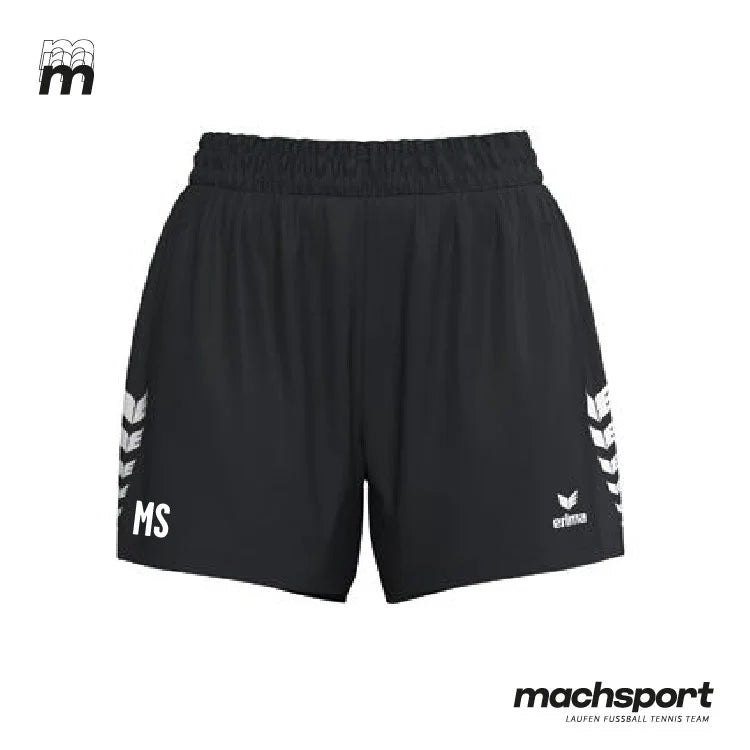 Damen Trainingsshorts von Erima für Teamsport, LSC Linz, sportliche Sportbekleidung, bequem und atmungsaktiv, auf dem Bild sichtbar – Bild 