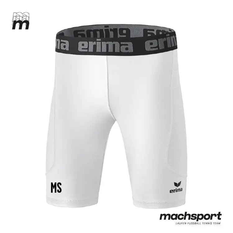 Weiße Erima Unterziehshort für Teamsport, LSC Linz, elastischer Stoff, bequeme Passform, geeignet für sportliche Aktivitäten – Bild 