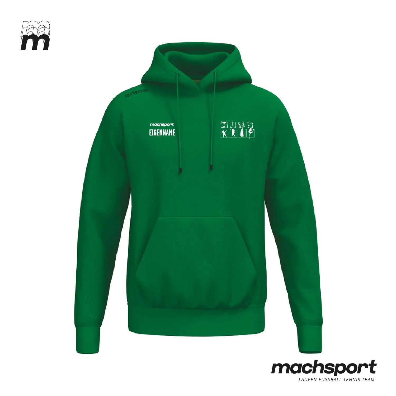 MUTS Hoodie grün - machsport – Bild 