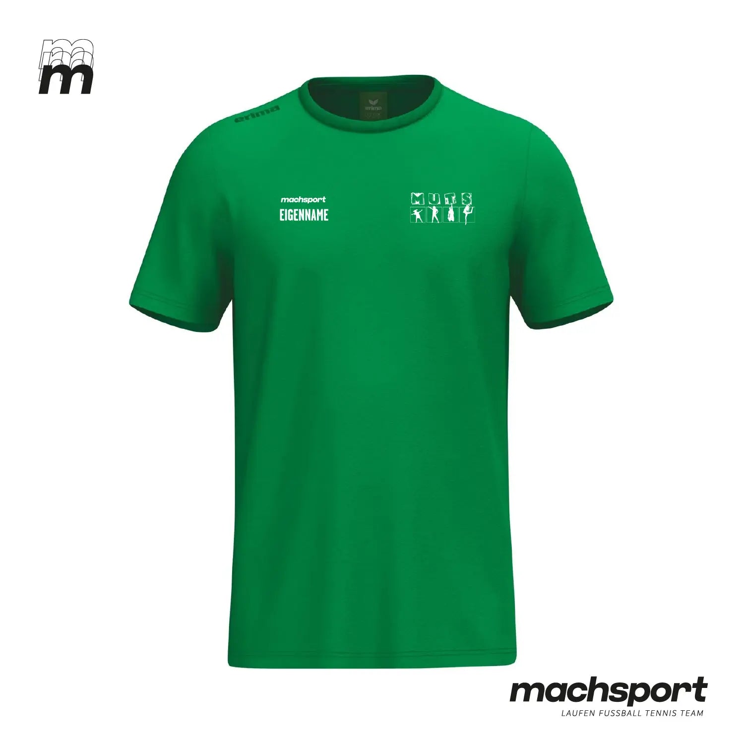 Herren Teamsport T-Shirt von Erima in MUTS Design, bequemes Baumwollshirt für sportliche Aktivitäten – Bild 