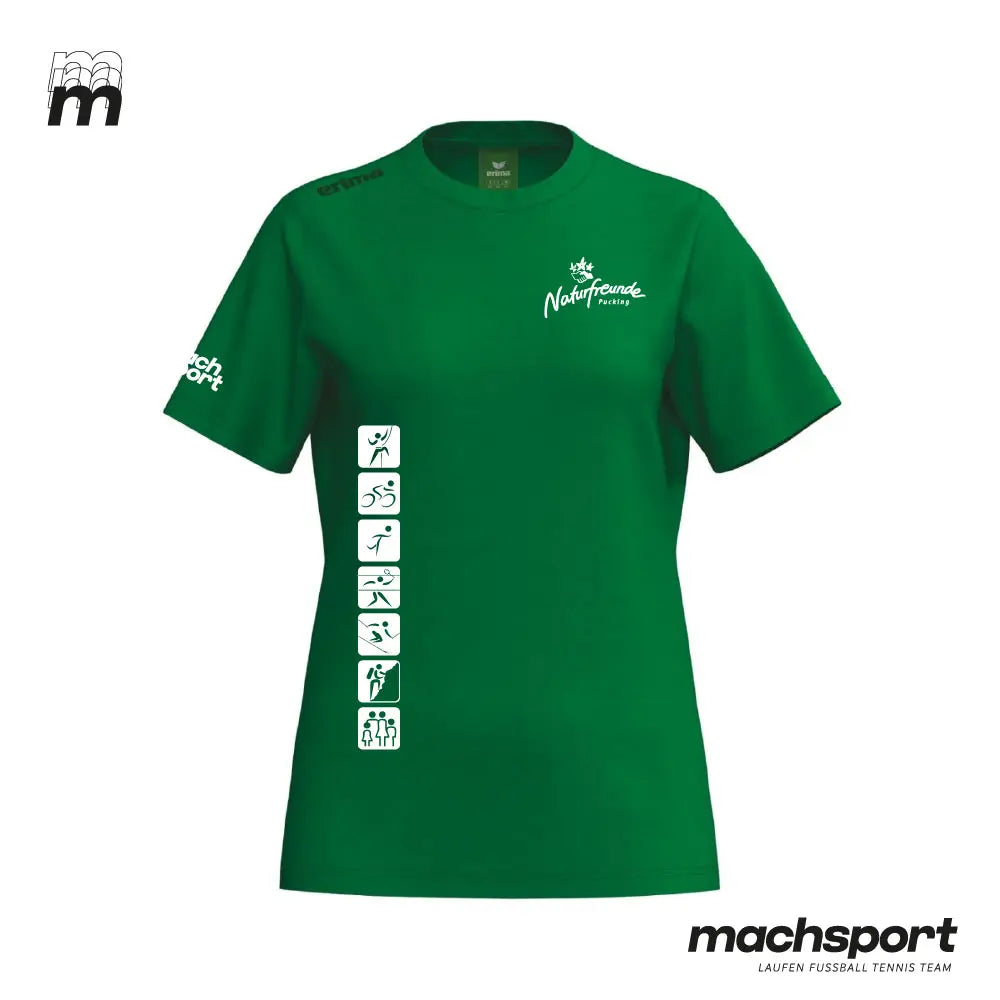 Dament-Shirt Naturfreunde Pucking von Erima, Teamsport, vorne sichtbar, bequemes Sportswear in neutralem Design – Bild 