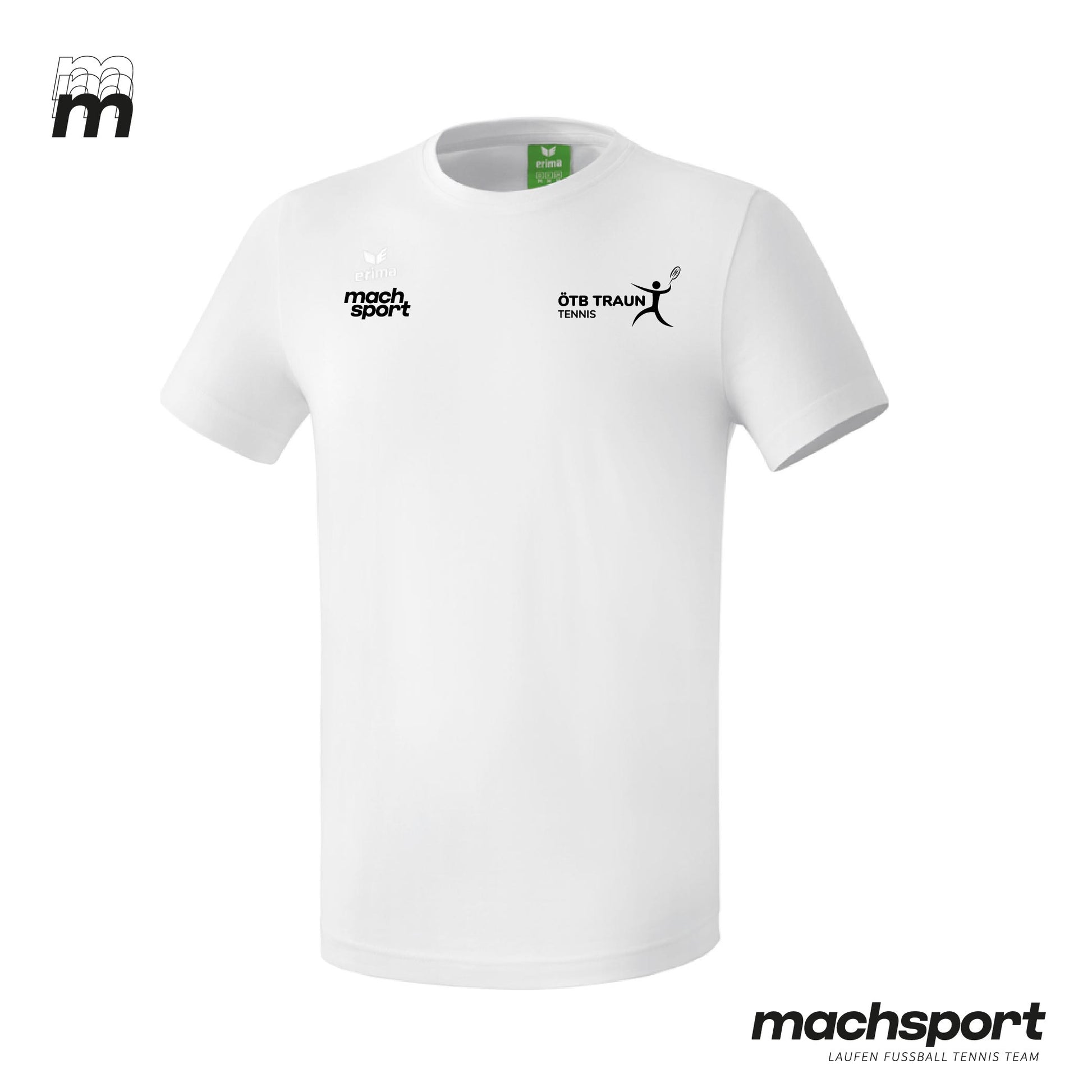 ÖTB Traun Tennis Freizeitshirt weiß - machsport – Bild 