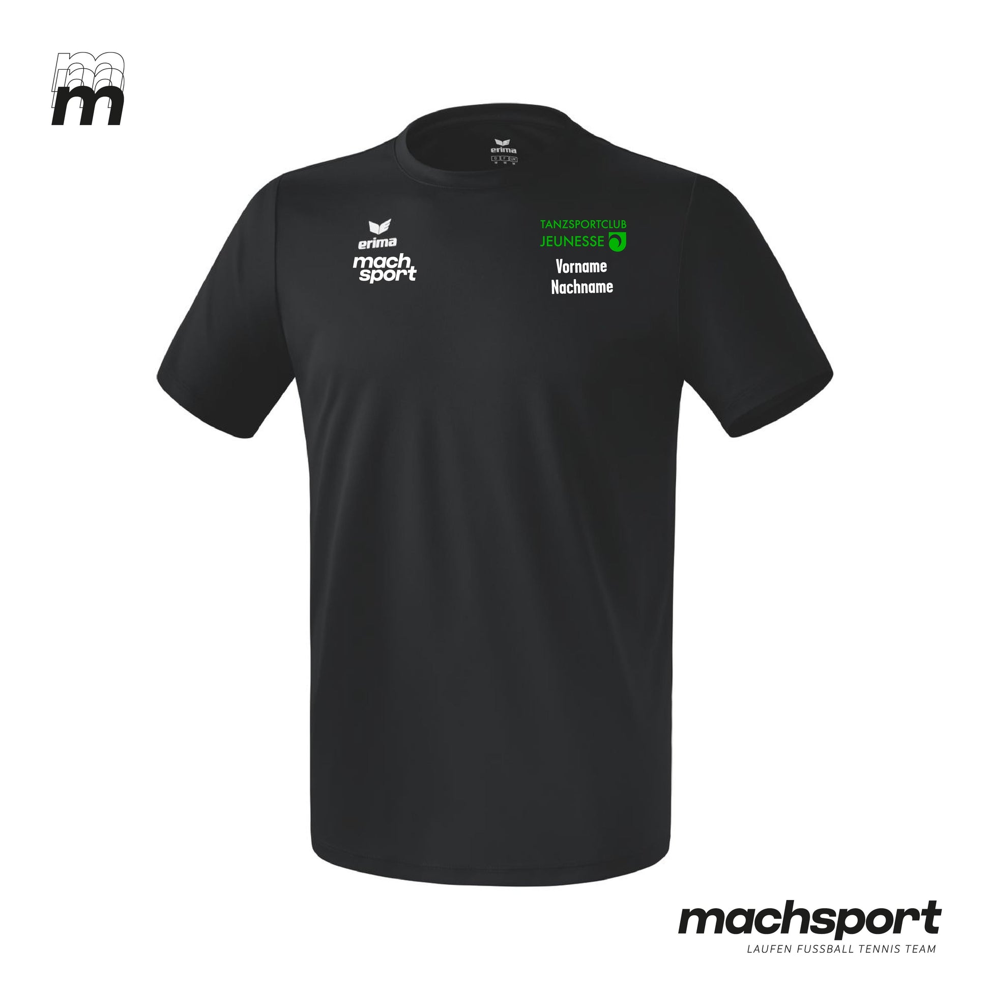 TSC Jeunesse Funktionsshirt Schwarz - machsport – Bild 