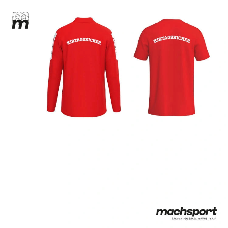 Union HOVA Adlwang Trainingsset von Erima, kleines Teamsport-Trainingsoutfit, Rückenansicht mit Logo und sportlicher Passform.