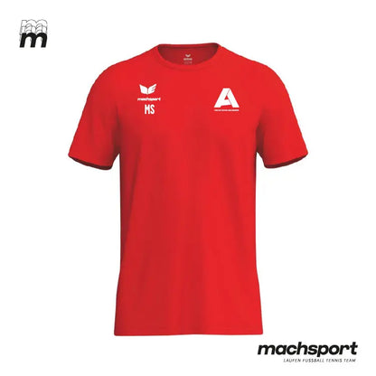 Union HOVA Adlwang Teamsport Trainingsshirt von Erima, bequemes sportliches Shirt für Training und Freizeit, in Blau mit Logo.