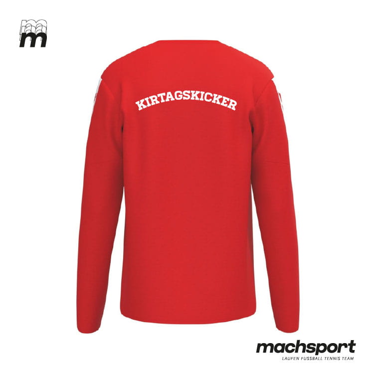 Union Hova Adlwang Trainingssweatshirt von Erima, Teamsport, Rückenansicht mit Kapuze und Logo, bequemer Sportsweatshirt für Mannschaftssport. – Bild 