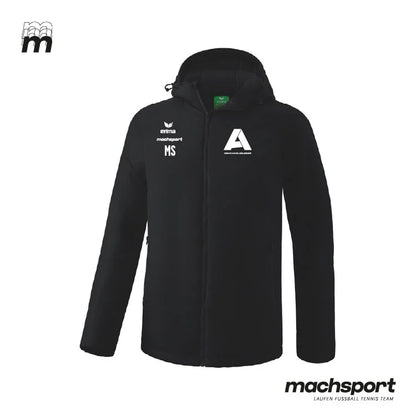 Union HOVA Adlwang Winterjacke von Erima, Teamsport-Winterjacke in dunkler Farbe mit Kapuze und sportlichem Design.