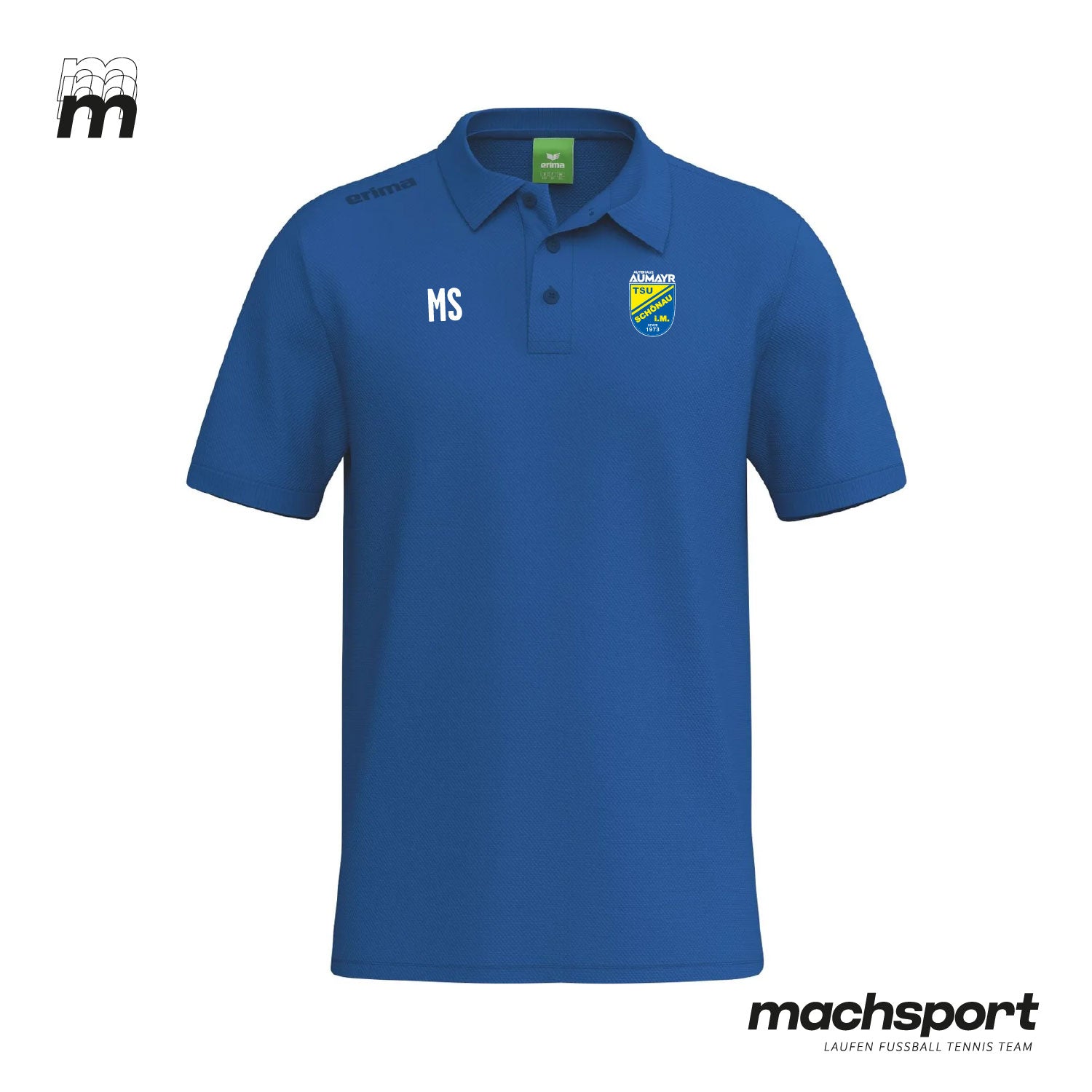 Union Schönau TS Poloshirt von Erima, Teamsport Freizeitpolo, in sportlichem Design, sichtbar in der Abbildung – Bild 