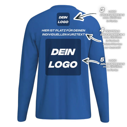 Erima Unisexlaufshirt Intro Funktionsteamshirt longsleeve, new royal - machsport