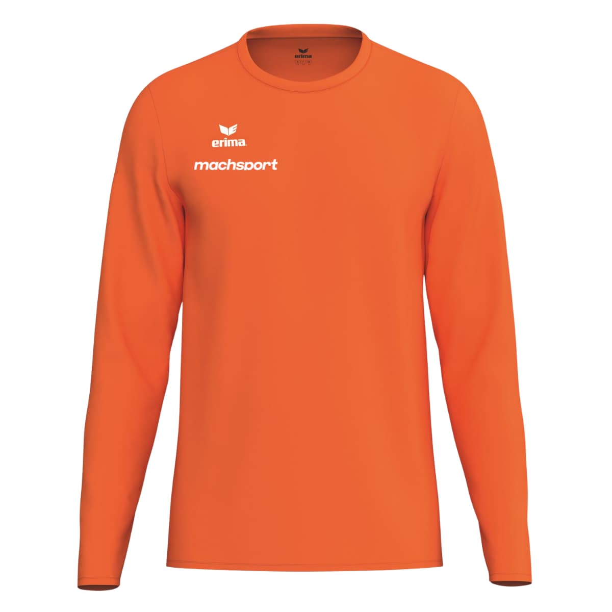 Erima Unisexlaufshirt Intro Funktionsteamshirt longsleeve, orange - machsport