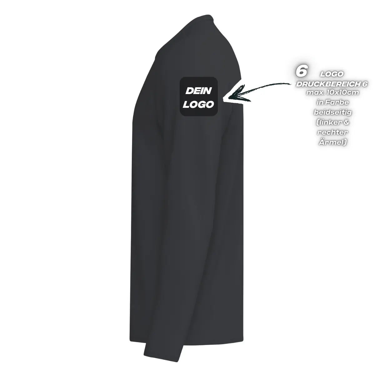Erima Unisexlaufshirt Intro Funktionsteamshirt longsleeve, schwarz - machsport – Bild 