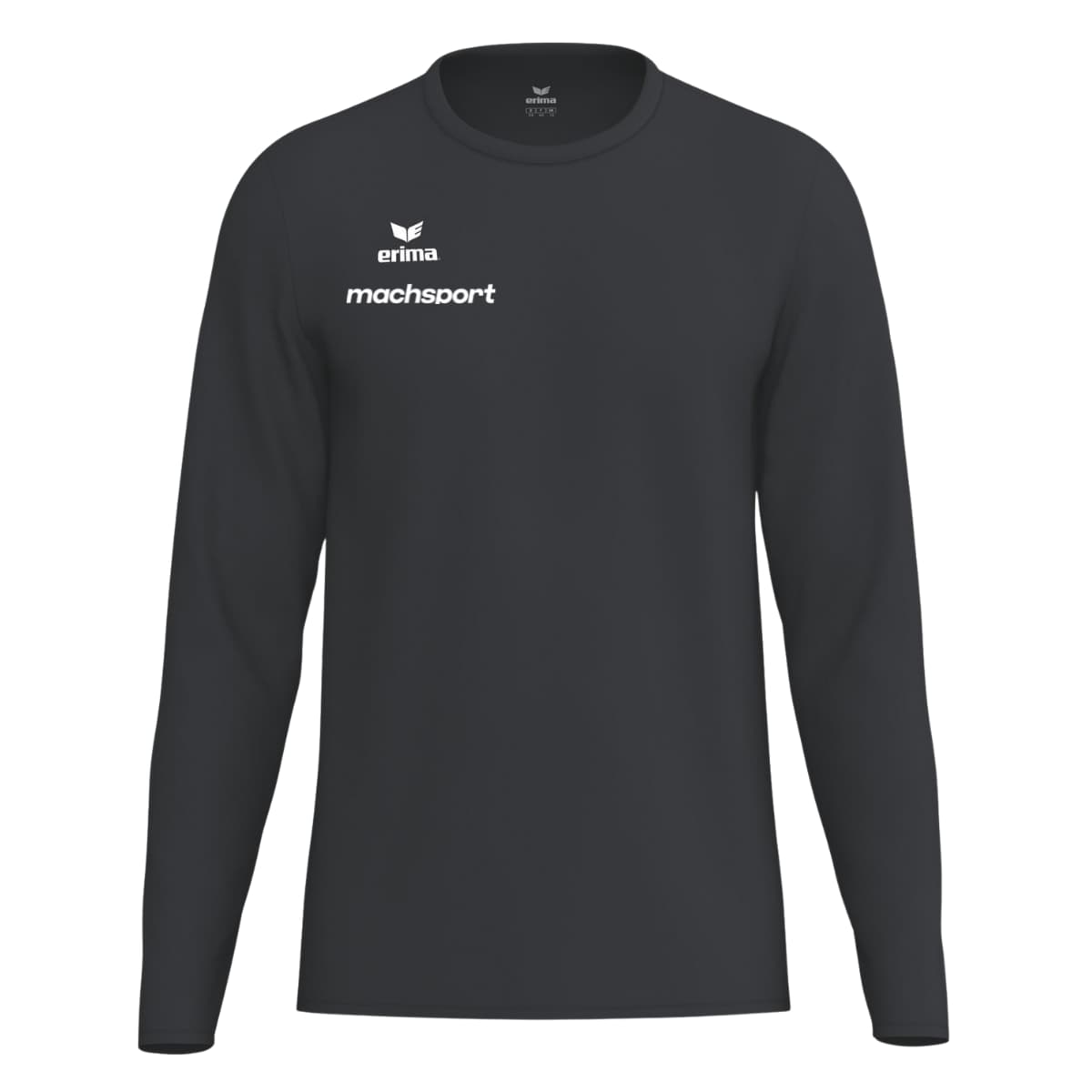 Erima Unisexlaufshirt Intro Funktionsteamshirt longsleeve, schwarz - machsport – Bild 