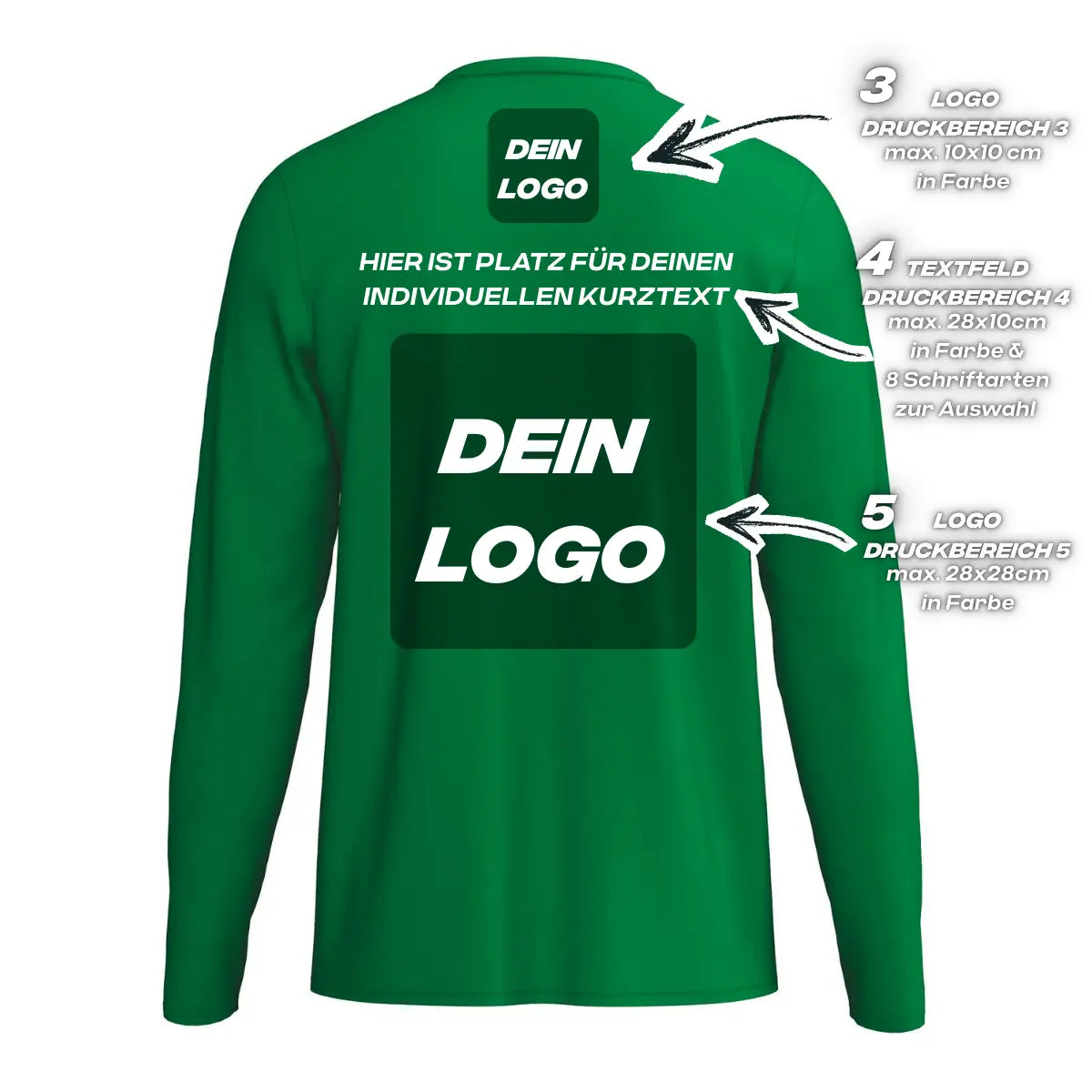 Erima Unisexlaufshirt Intro Funktionsteamshirt longsleeve, smaragd - machsport – Bild 