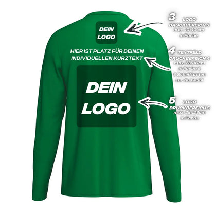 Erima Unisexlaufshirt Intro Funktionsteamshirt longsleeve, smaragd - machsport
