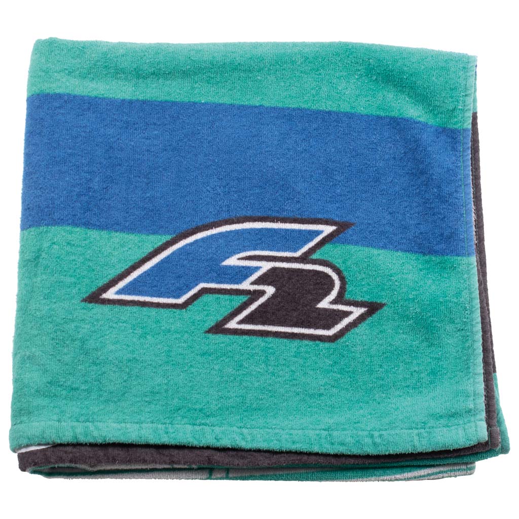 F2 Beach-Towel blau Handtuch 75x150 cm - machsport – Bild 