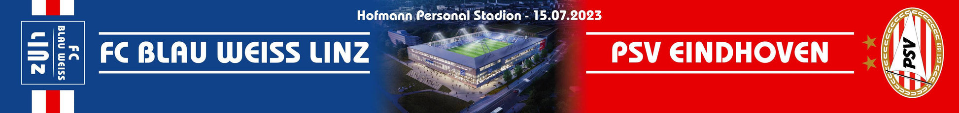 FC Blau-Weiß Linz Matchday-Schal PSV Eindhoven - machsport – Bild 