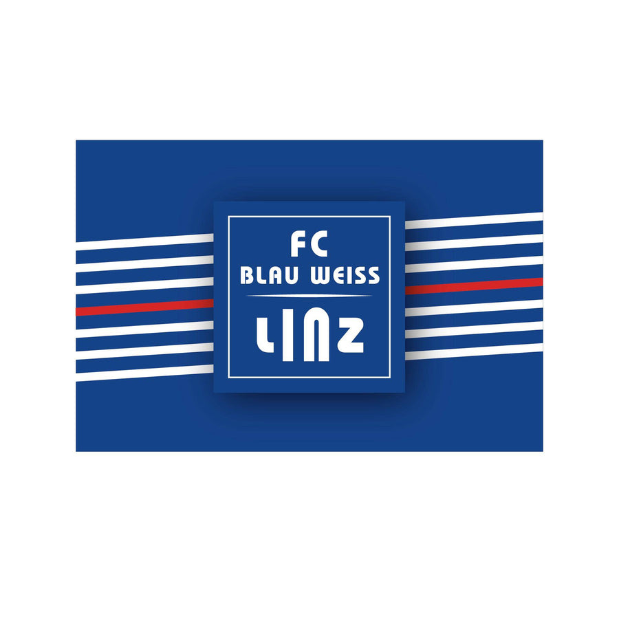 FC Blau-Weiß Linz Hissfahne Neu 100x150 cm - machsport