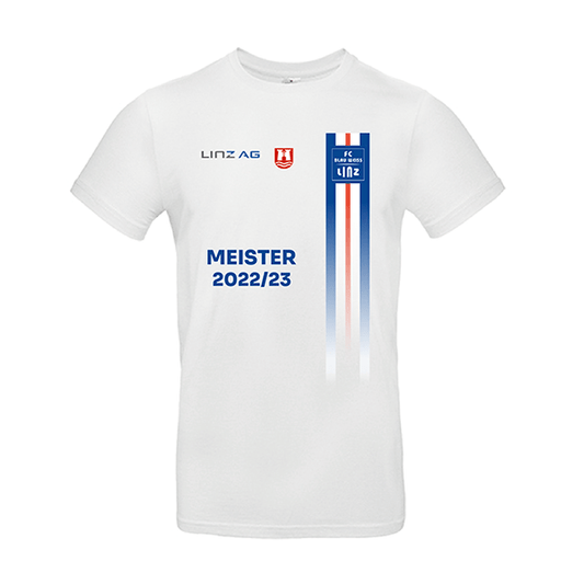 FC Blau-Weiß Linz Meistershirt 2022/23 Kids – weiß / 152