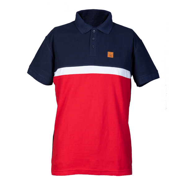 FC Blau-Weiß Linz Polo with Leather Patch - machsport – Bild 
