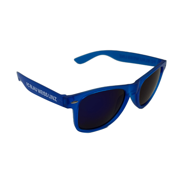 FC Blau-Weiß Linz Sonnenbrille 2.0 blau - machsport – Bild 