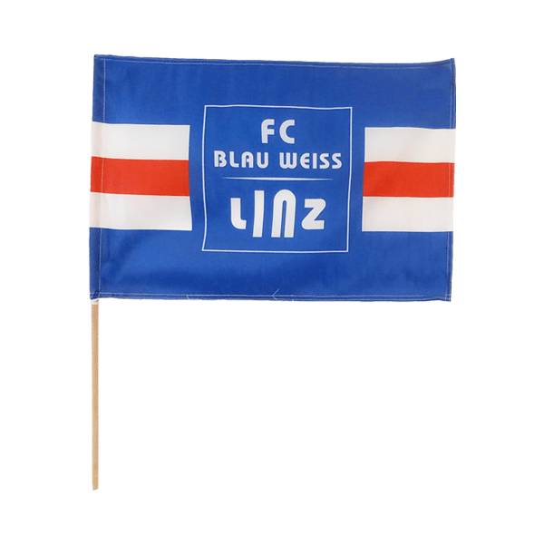 FC Blau-Weiß Linz Stockfahne 40x60 cm - machsport