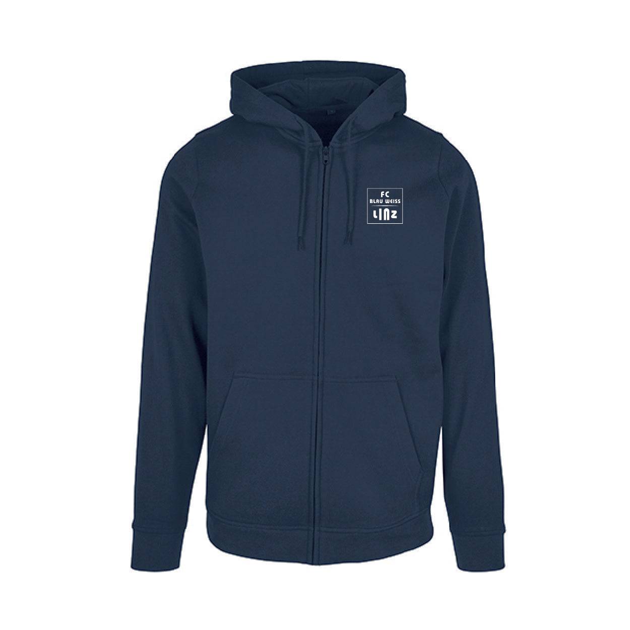 FC Blau-Weiß Linz Zip Hoodie Linzer - machsport – Bild 
