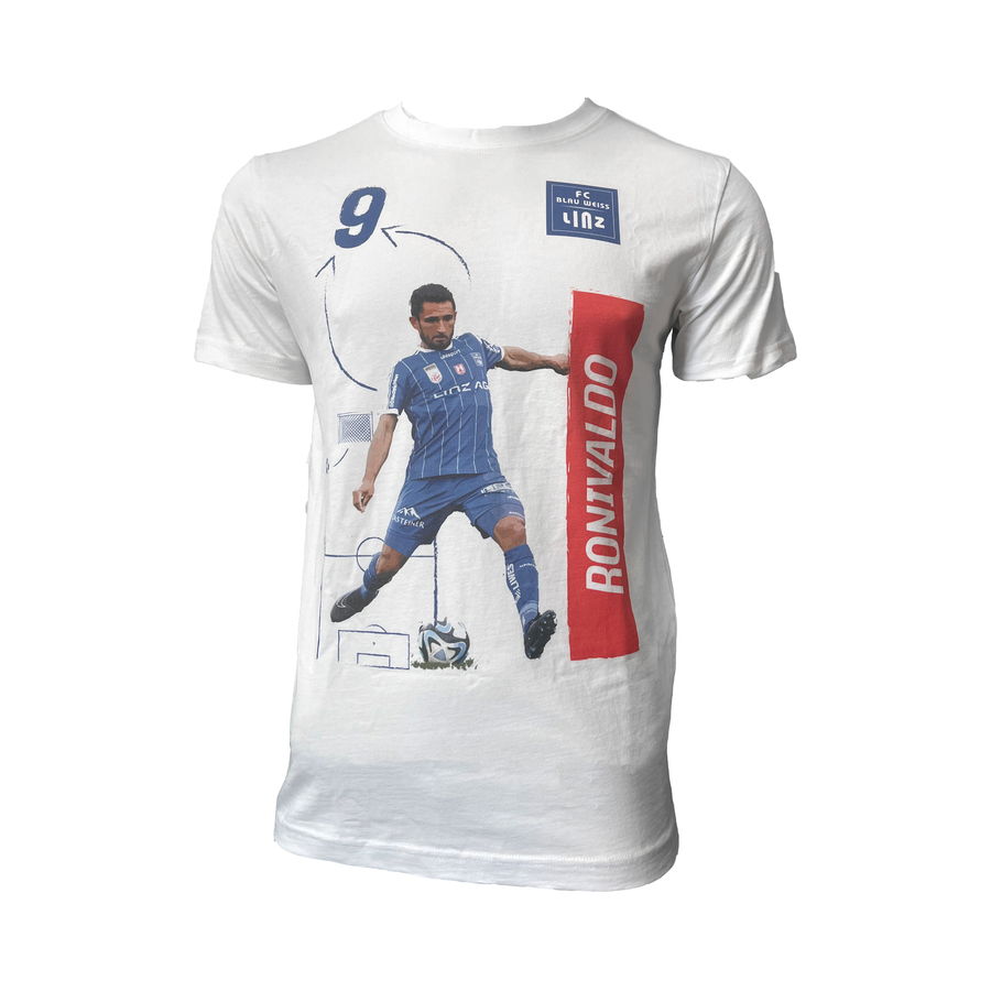 FC Blau-Weiß Linz Ronivaldo T-Shirt - machsport