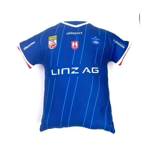 FC Blau-Weiß Linz Home Trikot Kissen 2025/26 – blau / ONE SIZE