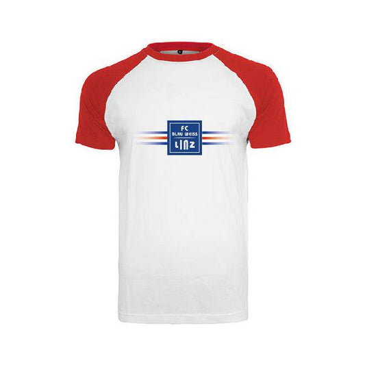 FC Blau-Weiß Linz T-Shirt Logo – weiß / M