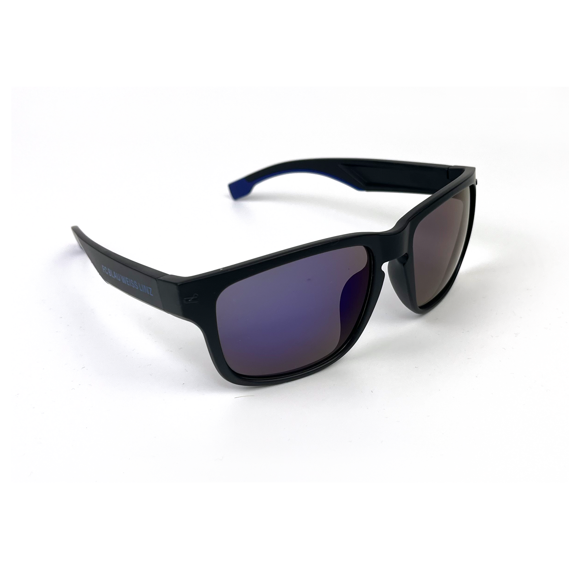 FC Blau-Weiß Linz Sonnenbrille schwarz/blau - machsport – Bild 