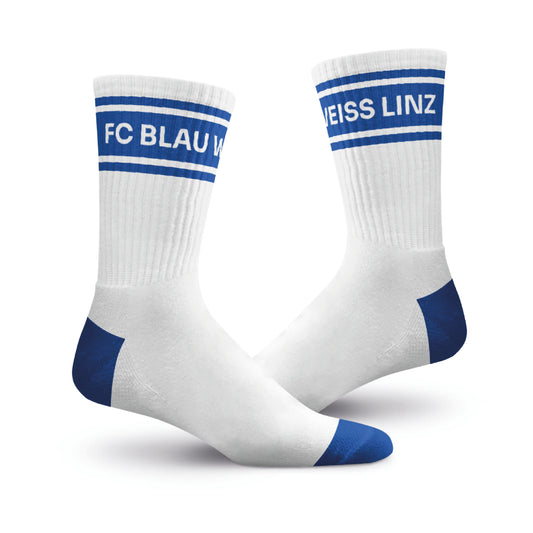 FC Blau-Weiß Linz Tennissocken – weiß / 36-41