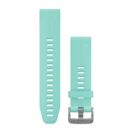 Garmin Quickfit-Armbänder (20 mm) Silikon Frostblau – türkis / ONE SIZE