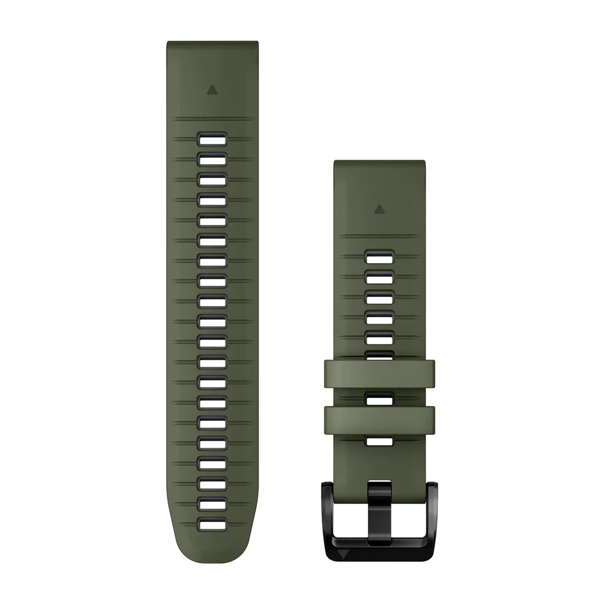 Garmin Quickfit-Armbänder (22 mm) Silikon Moosgrün/Graphit - machsport – Bild 